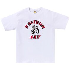 Футболка BAPE Tiger Shark Japanese Letter &apos;White&apos;, белый