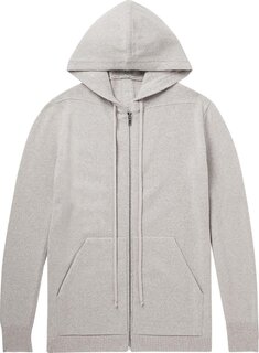 Худи Rick Owens Recycled Cashmere Zipped &apos;Pearl&apos;, белый