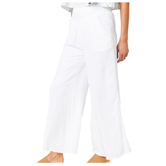 Повседневные брюки Rip Curl Women&apos;s Ibiza Wide Leg Pant, белый
