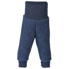 Флисовые брюки Engel Baby Hose mit Nabelbund, цвет Blau Melange