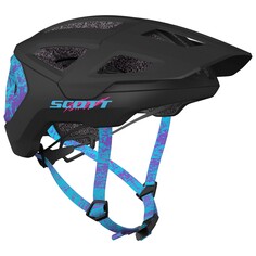 Велосипедный шлем Scott Tago Plus Mips, цвет Black/Marble Purple