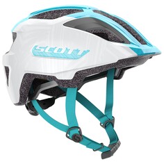 Велосипедный шлем Scott Kid&apos;s Helmet Spunto (CE) Junior, цвет Pearl White/Breeze Blue