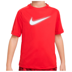 Функциональная рубашка Nike Kid&apos;s Dri FIT Icon T Shirt, цвет University Red/White