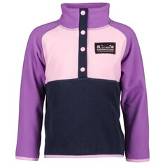 Флисовый свитер Didriksons Kid&apos;s Monte Half Button 3, цвет Tulip Purple