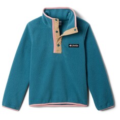 Флисовый свитер Columbia Kid&apos;s Helvetia Half Snap Fleece, цвет Cloudburst/Canoe