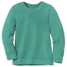 Шерстяной свитер Disana Kid&apos;s Wabenstrick Pullover, мятный