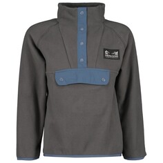 Флисовый свитер Didriksons Kid&apos;s Yokto 1/2 Button, цвет Coal Black