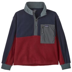 Флисовый свитер Patagonia Kid&apos;s Microdini 1/2 Zip Pullover, цвет Wax Red