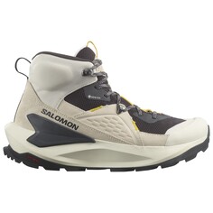 Ботинки для прогулки Salomon Elixir Mid GTX, цвет Vanilla Ice/Phantom/Lemon