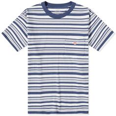 Футболка Danton Stripe Pocket, темно-синий/белый