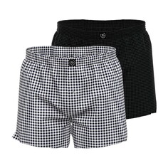 Боксеры Bugatti Web-Boxershorts 2 шт, черный