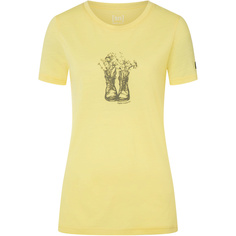 Женские сапоги с цветочным принтом-футболка Super.Natural, желтый