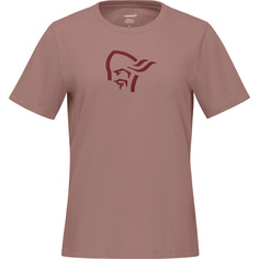 Женская хлопковая футболка /29 Викинг Norrona, розовый