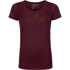 Женская футболка 150 Cool Mountain Face Ortovox, фиолетовый