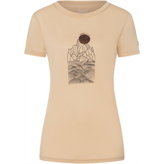 Женская футболка Preikestolen Cliffs Super.Natural, желтый