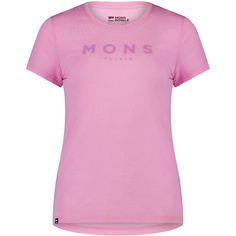 Женская футболка Icon Merino Air-Con Mons Royale, розовый
