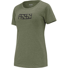 Женская брендовая футболка IXS, оливковый