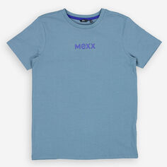 Серая футболка с тисненым логотипом Mexx