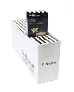 Caffesso Vanilla 100 шт. - 100% совместимые капсулы для кофемашин Nespresso, DeLonghi и Krups