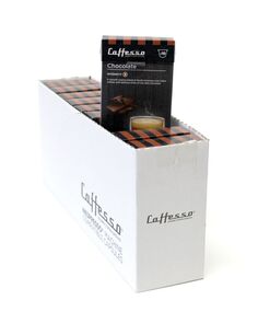 Caffesso Chocolate 100 шт. - капсулы, 100% совместимые с кофемашинами Nespresso, DeLonghi и Krups.