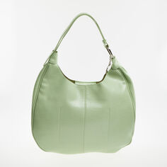 Светло-зеленая сумка через плечо с мятой текстурой Alex Max