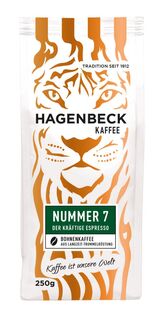 Кофе HAGENBECK, эспрессо №7, обжаренный кофе, цельные кофейные зерна, 250г Meyer &amp; Horn