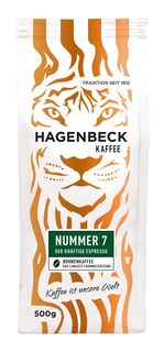 Кофе HAGENBECK, эспрессо №7, обжаренный кофе, цельные кофейные зерна, 500г Meyer &amp; Horn