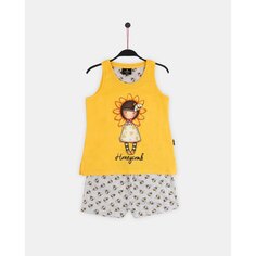 Пижама Santoro London Honeycomb Sleeveless, желтый