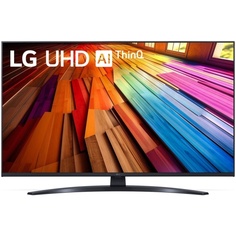 Телевизор LG 43UT81006LA.ARUB 43", черный 4K Ultra HD 60Hz DVB-T DVB-T2 DVB-C D