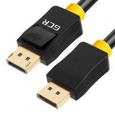 Кабель интерфейсный DisplayPort GCR GCR-DP2DP-10.0m 20M/20M, двойной экран, позолоченные контакты, черный, 10м