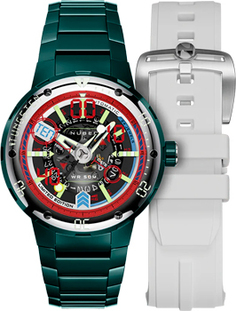 fashion наручные мужские часы Nubeo NB-6090-44. Коллекция MARINER 9 AUTOMATIC