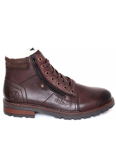 ботинки Ботинки Rieker мужские зимние, цвет коричневый, артикул 32022-25
