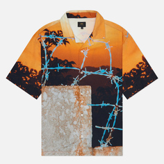 Мужская рубашка Edwin Laidbug Yushi Arimura All Over Print Crepe, цвет оранжевый