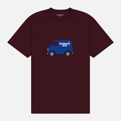 Мужская футболка Carhartt WIP Mystery Machine, цвет бордовый, размер L