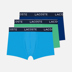 Комплект мужских трусов Lacoste Underwear 3-Pack Boxer Casual, цвет комбинированный