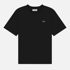 Женская футболка Lacoste Relaxed Fit Lightweight, цвет чёрный, размер S