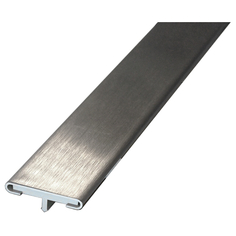 Закладки для плитки металлические профиль для кафеля нержавеющая сталь алюминиевый стык Т 21,7х2700 мм, матовый Лука