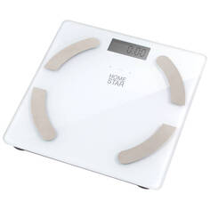 Весы напольные весы напольные HOMESTAR HS-6003 стекло до 180кг диагностич. бел.