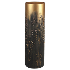 Вазы ваза Золотой лес 50см цилиндр стекло ручная роспись