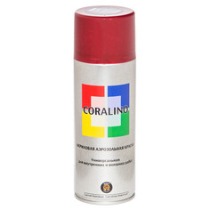 Краски и эмали аэрозольные универсальные краска аэрозольная CORALINO RAL 3005 красное вино 520мл, арт.C13005