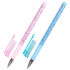 Ручки ручка шариковая BRAUBERG Узоры узел 0,35мм синий в асс-те