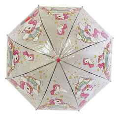 Зонты детские зонт детский полуавтомат 50см PVC аппликация в асс-те Raindrops
