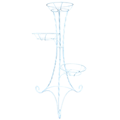 Подставки для цветов подставка для цветов Классик винтаж на 3 горшка белая