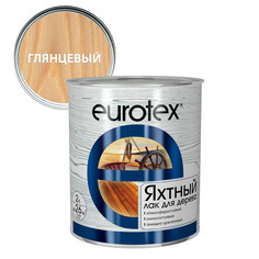 Лаки специальные лак алкидно-уретановый EUROTEX яхтный 2л глянцевый, арт.80221