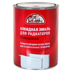 Краски и эмали для радиаторов эмаль алкидная ЭКСПЕРТ для радиаторов 0,9 кг белая, арт.25080