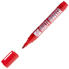 Маркеры разметочные маркер перманентный CROWN Multi Marker пулевидный красный 3мм