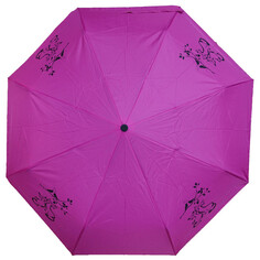 Зонты зонт женский автомат 56см пондж однотонный кошки в асс-те Raindrops