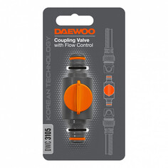 Соединители шланговые коннектор с регулировкой давления DAEWOO 1/2"-3/4" пластик