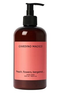 Крем для тела Peach, flowers, bergamot,… (500ml) Giardino Magico