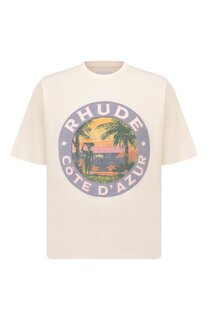 Хлопковая футболка Rhude